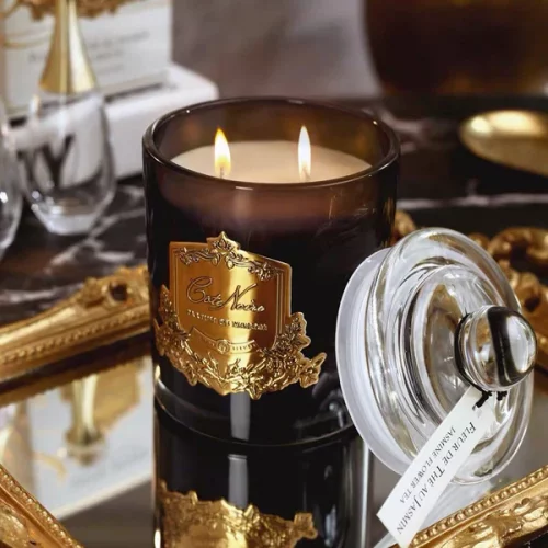 Cote Noire geurkaars goud - interiorscent.nl