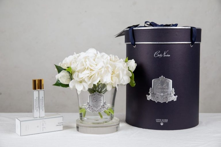 LHRB01 - Geurbloemen Hortensia en rozen boeket - Cote Noire