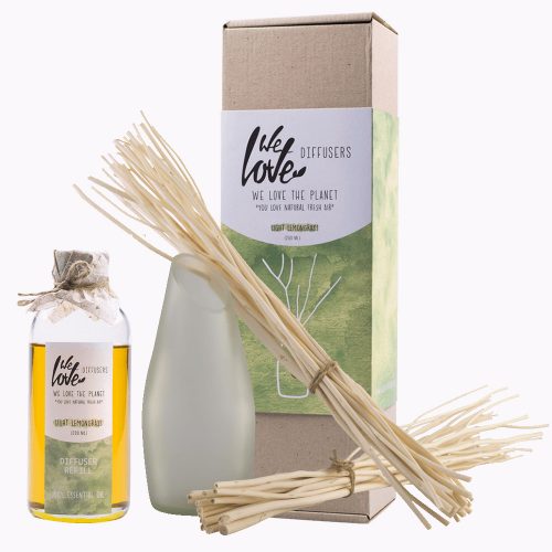 Geurstokjes Light Lemongrass 200ml - We Love The Planet