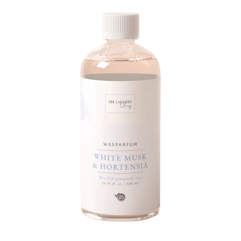 Wasparfum Musk Hortensia 500ml biologisch - The Laundry Story