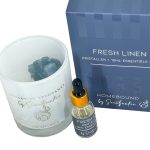 Geur kristallen Fresh Linen met 15ml geurolie - Scent Junkie