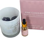 Geur kristallen Pink Cashmere met 15ml geurolie - Scent Junkie