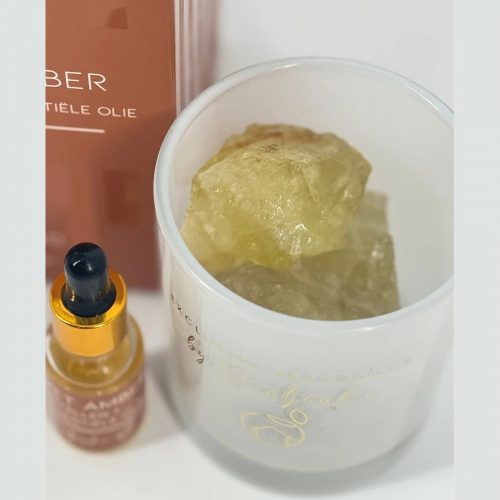 Geur kristallen Velvet Amber met 15ml geurolie - Scent Junkie