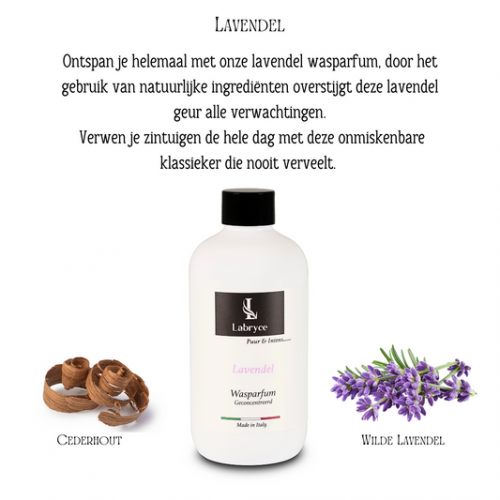 Wasparfum Lavendel 250ml - Labryce