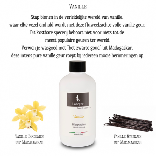 Wasparfum Vanille 250ml - Labryce