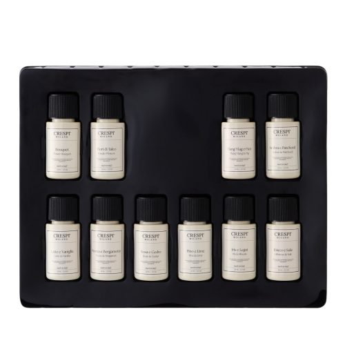 Wasparfum cadeaupakket met 10x 20ml proefflesjes - Crespi Milano